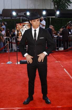 Schauspieler Justin Theroux anlässlich der Premiere des Films - Tropic Thunder - in Los Angeles (PPPAT)