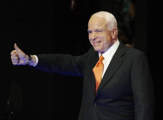 Präsidentschaftskandidat John McCain (USA Republikaner Senator Arizona) anlässlich der Republican National Convention in St. Paul -  (RNC20080903772)