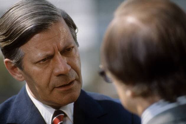 Bundeskanzler Helmut Schmidt (Deutschland SPD)