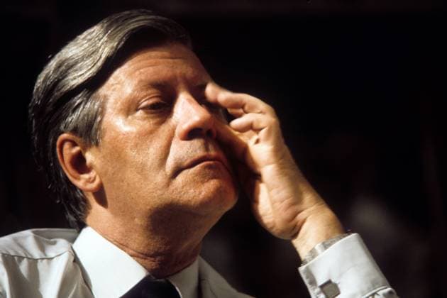 Bundeskanzler Helmut Schmidt (Deutschland SPD)
