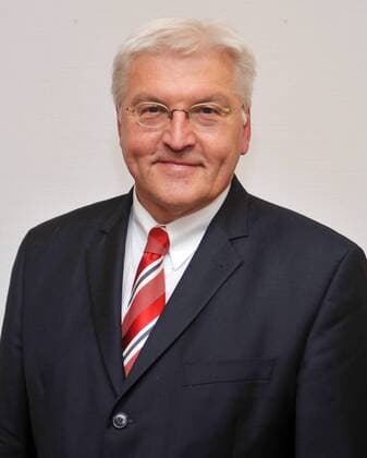 Außenminister Frank-Walter Steinmeier (Deutschland SPD Vizekanzler) anlässlich eines Fotoshootings in Hamburg
