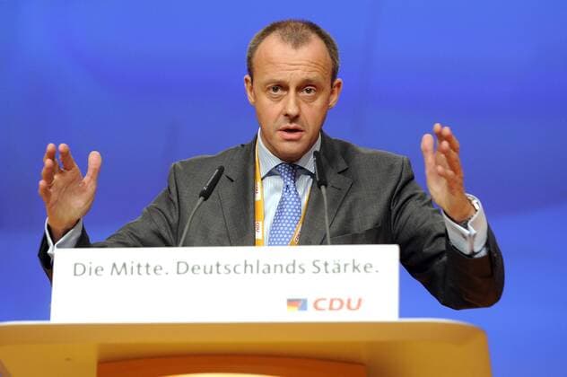 Friedrich Merz (Deutschland CSU) anlässlich des 22. CDU-Parteitages in Stuttgart