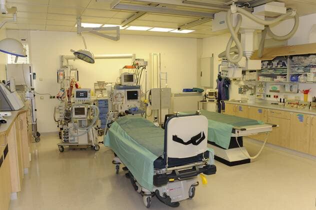 Schockraum in der Unfallklinik Murnau