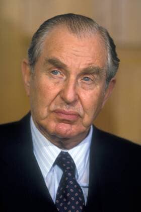 Präsident Chaim Herzog (Israel) in Bonn