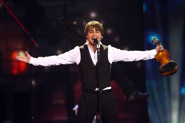 Sänger Alexander Rybak (Norwegen) während der Generalprobe zum Eurovision Song Contest 2009 in Moskau -  (PPPS)