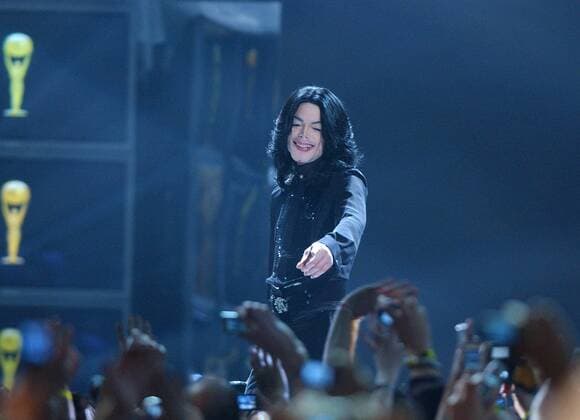 Sänger Michael Jackson während der World Music Awards 2006 in London -  (CPA17233)