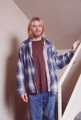 Sänger Kurt Cobain (Nirvana) - 