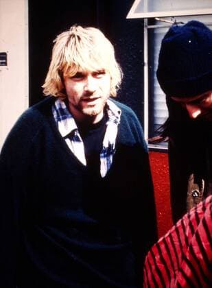 Sänger Kurt Cobain (Nirvana) in Reading - 