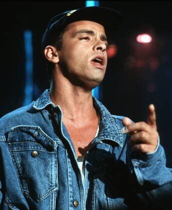 Sänger Eros Ramazzotti während eines Auftritts in München