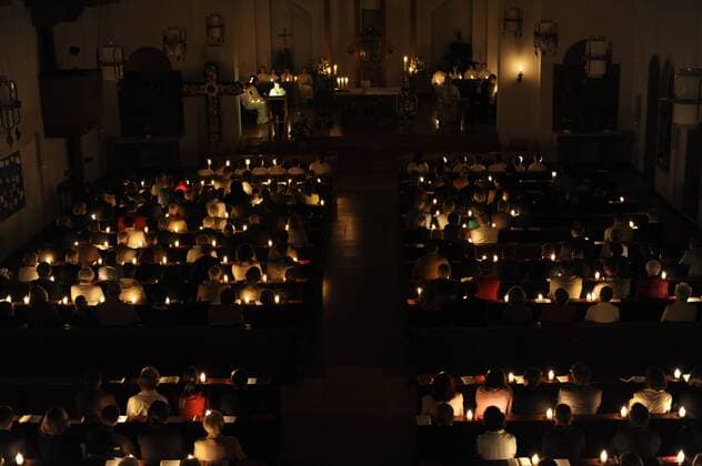 Ostermesse in Karlsruhe