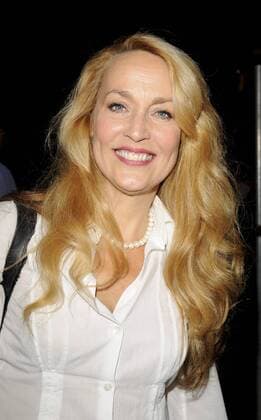 Jerry Hall after an evening performance of Calendar Girls at the Noel Coward Theatre, London. 11 August 2009. Picture by Can Nguyen LFI Calendar Girls at the Noel Coward Theatre  29965