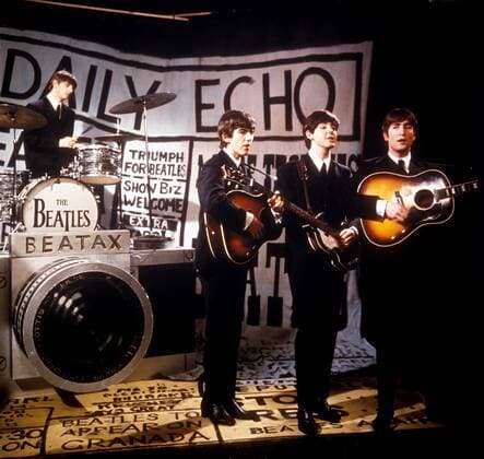 The Beatles - v.l.n.r.: Ringo Starr, George Harrison, Paul McCartney und John Lennon -  - SKR