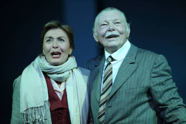 Thekla Carola Wied und Uwe Friedrichsen JOHN GABRIEL BORKMAN von Henrik Ibsen im Ernst Deutsch Theater Hamburg