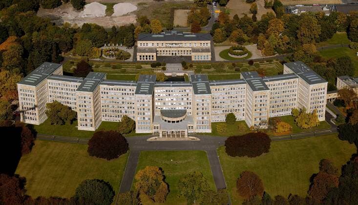 DEU, Deutschland, Frankfurt am Main, Wolfgang Goethe-Universität ehemaliges IG Farben Haus DEU, Deutschland, Frankfurt, Wolfgang Goethe university