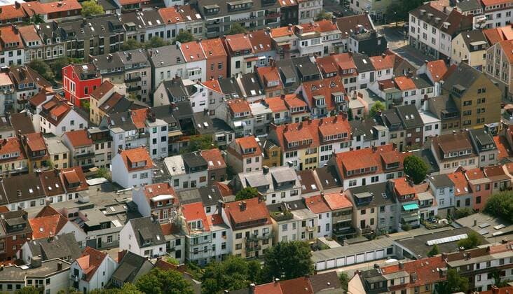 Deutschland, DEU: Hansestadt Bremen. Germany, DEU: Bremen, residential area.