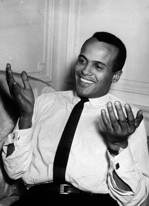 Dec 13, 1956; London, UK; American Singer Actor HARRY BELAFONTE in London to finish work on the film, Island in The Sun . London UK  - ZUMAk09
