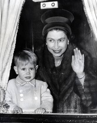 Dec 29, 1965 - London, UK - Jun 01, 1965 - Windsor, UK - The elder daughter of King George VI and Queen Elizabeth, ELIZABETH WINDSOR (named Elizabeth II) became Queen at the age of 25, and has reigned through more than five decades of enormous social change and development. For more than 50 years, during a period of great social change, The Queen has carried out her political duties as Head of State, the ceremonial responsibilities of the Sovereign and an unprecedented programme of visits in the United Kingdom, Commonwealth and overseas. PICTURED: QUEEN ELIZABETH II with PRINCE EDWARD on their way to Sandringham. London UK  - ZUMAk09