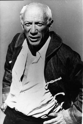 Oct 13, 1966; Paris, FRANCE; Famous Spanish born painter, sculpter, and graphic artist PABLO PICASSO (1881-1973) lived in a castle in Vauvenarques, France for most of his life. Paris FRANCE  - ZUMAk09