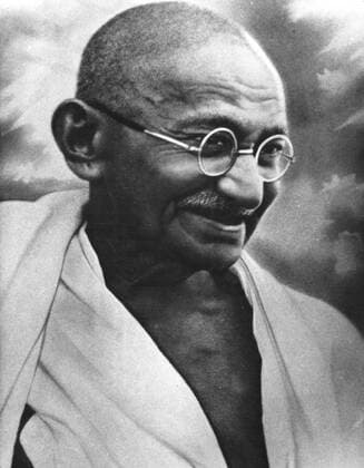 IMAGO ICONS: Mahatma Gandhi Sep 23, 1969; New Delhi, India; On October 2nd the Indian leader MAHATMA GANDHI will be 100 years old. Mohandas K. Gandhi was born in 1869 in Western India. His family later sent him to London to study law. In Southern Africa he worked ceaselessly to improve the rights of the immigrant Indians, where he developed his creed of passive resistance against injustice, and was frequently jailed as a result of the protests that he led. Before he returned to India, he had radically changed the lives of Indians living in Southern Africa. New Delhi India  - ZUMAk09