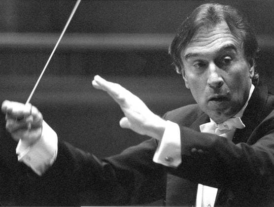 Sep 06, 1991; Lucerne, Switzerland; CLAUDIO ABBADO, conductor of Berliner Philarmonic Orchestra, during a concert at the Kunsthaus Lucerne in Switzerland. Lucerne Switzerland  - ZUMAk09