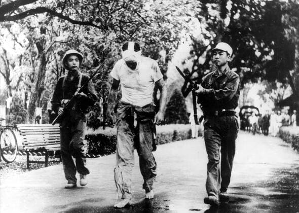 IMAGO History, Vietnamkrieg: 1955-1975 Feb 15, 1969 - Hanoi, Vietnam - Vietnam War, also known as the Second Indochina War was a military struggle fought in Vietnam from 1959 to 1975, involving the North Vietnamese and the National Liberation Front (NLF) in conflict with United States forces and the South Vietnamese army. After Vietnamese had struggled for their independence from France during the First Indochina War, the country was temporarily divided into Communist North and non-Communist South Vietnam. The United States became involved in Vietnam because according to domino theory American policymakers believed that if the entire country fell under a Communist government, Communism would spread throughout Southeast Asia. The Vietnam War was a cause of much controversy in the United States. What began as a small group of advisors under President Dwight Eisenhower ended up with over a total of 2.5 million American troops  - ZUMAk09