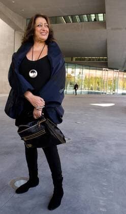 Architect Zaha HADID.Opening of MAXXI national museum of XXI century arts Roma 12 11 2009 Foto Andrea Staccioli Insidefoto 