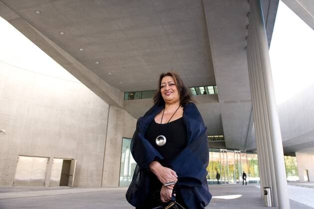 Architect Zaha HADID.Opening of MAXXI national museum of XXI century arts Roma 12 11 2009 Foto Andrea Staccioli Insidefoto 