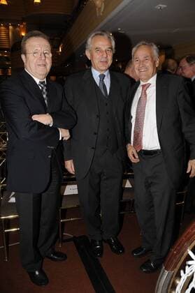 München 30.11.09 Bay. Hof Wirtschaftsbeirat der Union Generalversammlung, v.l.n.r.: Gerold Tandler, Kurt Faltlhauser und Erwin Huber