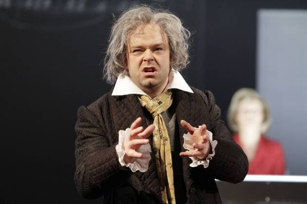 Schauspieler Robert Gallinowski bei der Probe zum Theaterstück 33 VARIATIONEN in Berlin