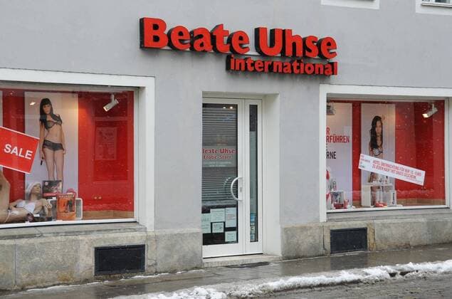 Ein Shop von Beate Uhse International in Regensburg