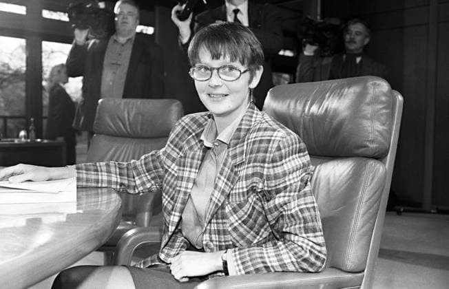 Familienministerin Claudia Nolte (Deutschland CDU) während einer Kabinettssitzung in Bonn