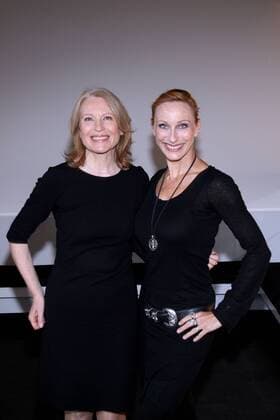 Maren Kroymann (L) und Andrea Sawatzki, die Schauspieler zu Gast in der ZDF-Sendung - Markus Lanz - am 06.04.2010 2010 