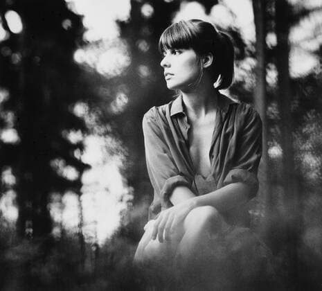 Junge Frau, DDR, ca. 1986 iblnit01488869