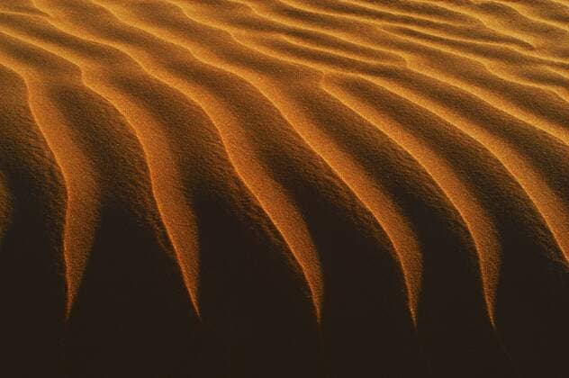 Sandrippel, Aegypten, Weisse Wueste Nationalpark sand ripples, Egypt, White Desert National Park BLWS199620