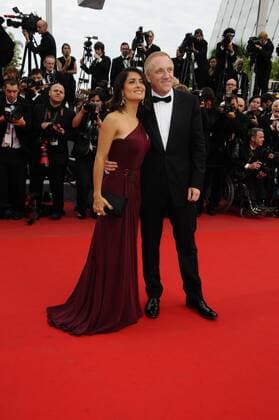 Cannes, FRANCE - MAY 12: Redcarpet Premiere of the film Robin Hood with Francois Henri Pinault and Salma Hayek 
