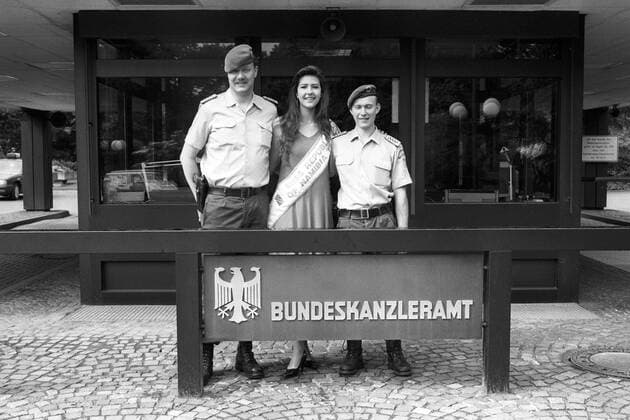 Kira von Stryk (Miss Namibia 1993) in Bonn