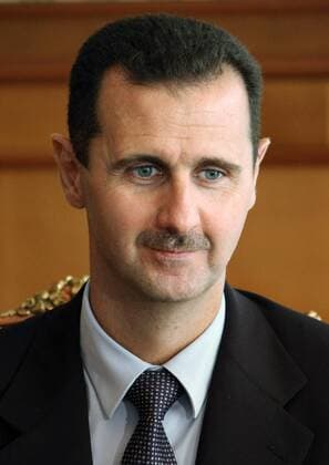 ITAR-TASS 160: SOCHI, RUSSIA. AUGUST 21. Syrian President, Bashar al-Assad, during a meeting with the Russian president at Bocharov Ruchei, in the Black Sea resort of Sochi, Russia.  665404