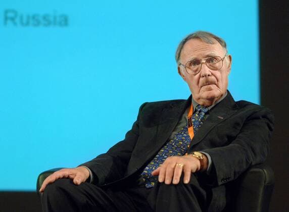 ITAR-TASS 32: MOSCOW, RUSSIA. MAY 3. IKEA founder Ingvar Kamprad at the opening ceremony of the Sweden Russia Business Forum 2007 in the Radisson SAS Slavyanskaya Hotel.  466778