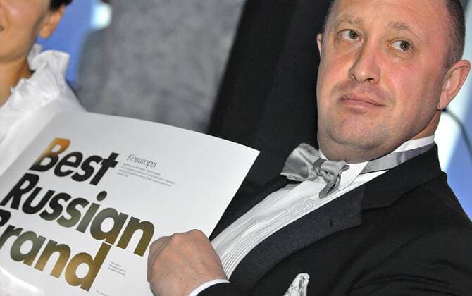 MOSCOW, RUSSIA. Director of the St.-Petersburg-based Concord Catering and Banqueting Company, restaurateur Yevgeny Prigozhin at the reception to honor founders of the best Russian brands at the State Pushkin Museum of Fine Arts.  491258