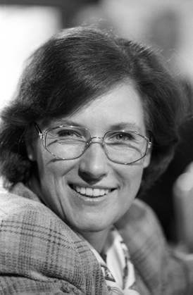 Bauministerin Irmgard Schwaetzer (Deutschland FDP) während einer Kabinettssitzung in Bonn