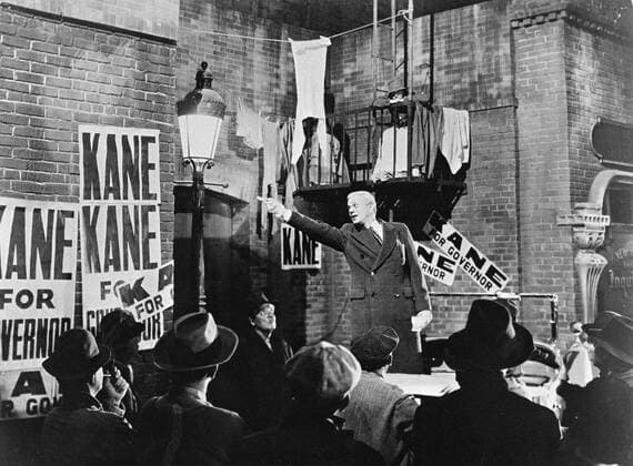 KPA51720.jpg CITIZEN KANE Citizen Kane USA 1940 Orson Welles JOSEPH COTTEN (Reporter Leland), in einer Filmszene aus Citizen Kane , 1940. B68089 UnitedArchives51720