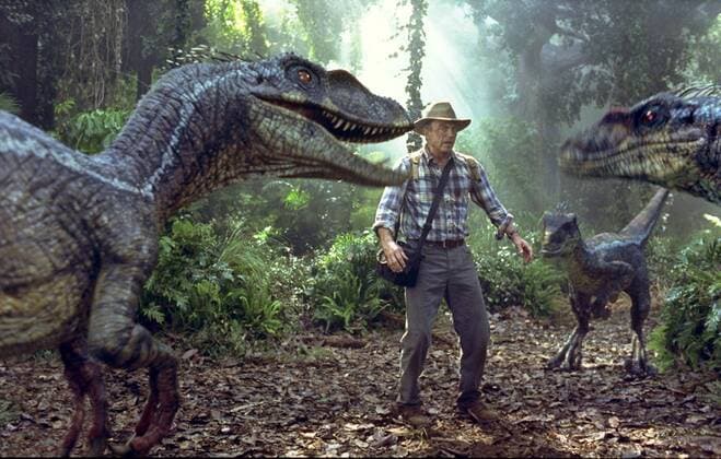 KPA58215.jpg JURASSIC PARK III USA 2001 Joe Johnston Szene mit Dr. Alan Grant (SAM NEILL) UnitedArchives58215