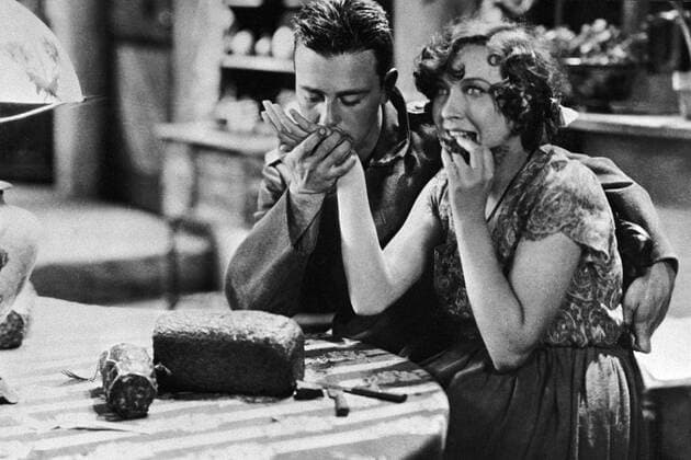 KPA63520.jpg IM WESTEN NICHTS NEUES All quiet on the western front USA 1930 Lewis Milestone Szene mit LEW AYRES (Paul Bäumer), POUPEE ANDRIOT (French Girl) B106197 rights=ED UnitedArchives63520
