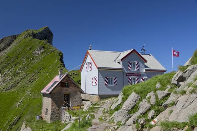 Berggasthaus Tierwies im Alpstein, Kanton Appenzell, Schweiz, Europa ibxsta01656120