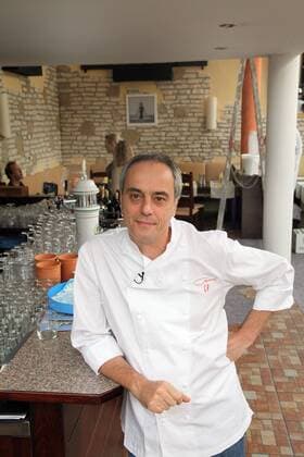 Freising, Sternekoch Christian Rach im Restaurant La petite France in Freising