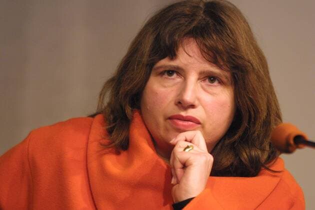 literaturWERKstatt berlin Sibylle Lewitscharoff (Berlin) Autorin bei der Lesung Ungeheure Begegnung - Die Erzählung im Aufschwung in der literaturWERKstatt berlin Fotografiert am 22.01.2003
