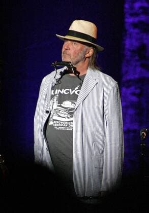 Neil Young performs in concert at the Seminole Hard Rock Hotel and Casino in Hollywood, Florida on September 23, 2010.  MIA2010092301