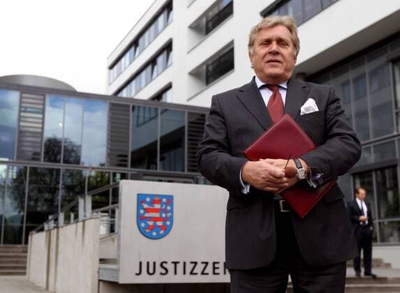 Jena, Oberlandesgericht Jena , Prozess Dirma Mitec gegen Ford im Bild: Dr. Ing. Michael Militzer Geschäftsführer Mitec