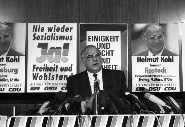 Bundeskanzler Helmut Kohl (Deutschland CDU) in Bonn