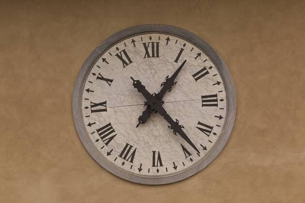  Alte Uhr, Toskana, Italien, Europa iblflo01755779